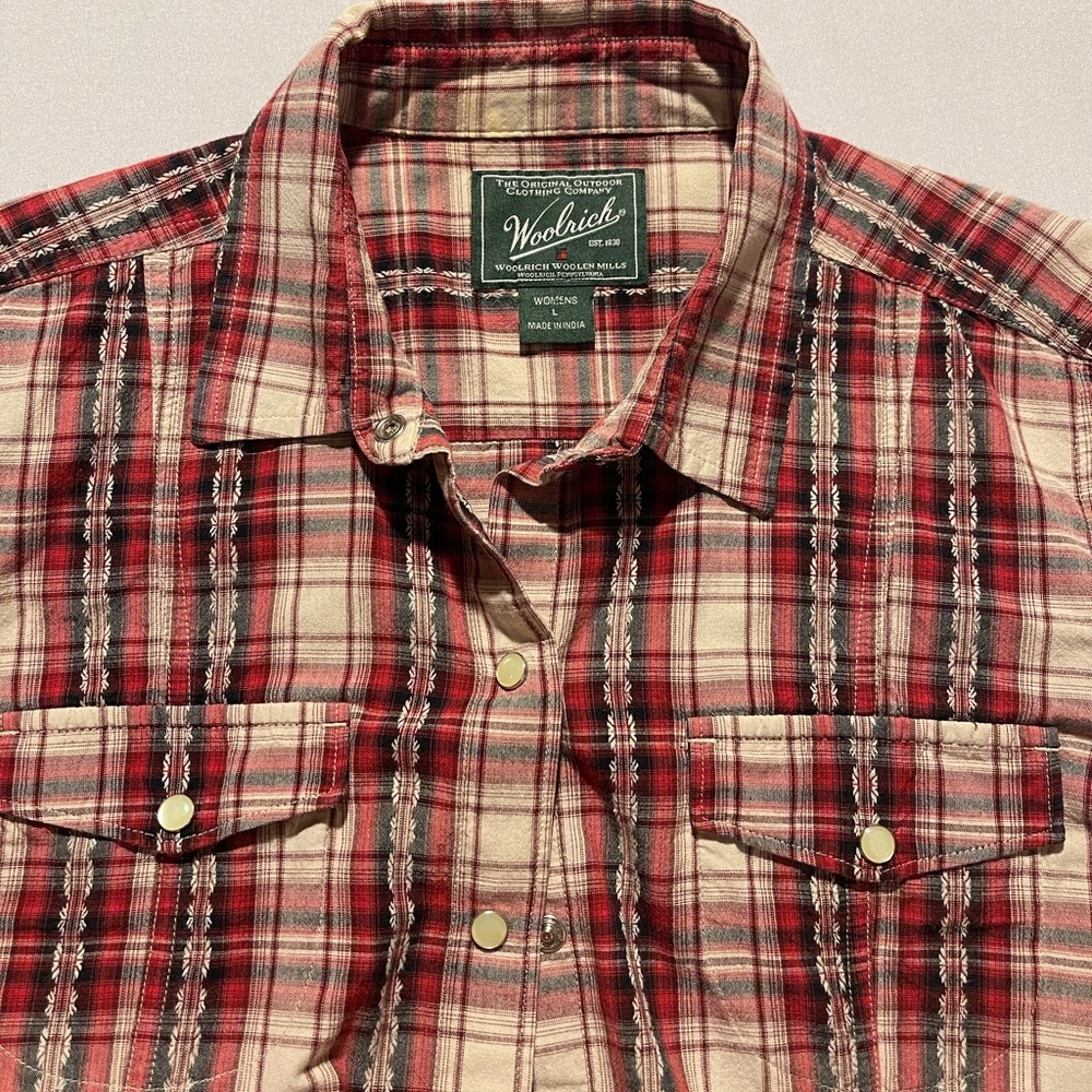 Woolrich Western Style Button Up (L)